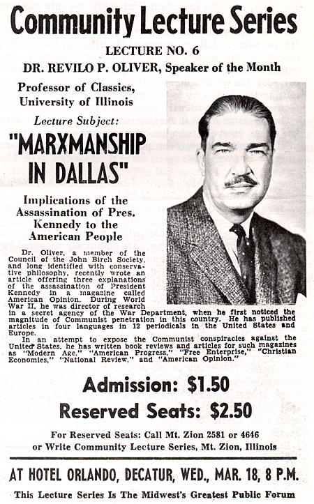 Community Lecture Series Flyer